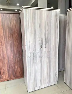 Modern 2 D Side Hanging American White Wardrobe