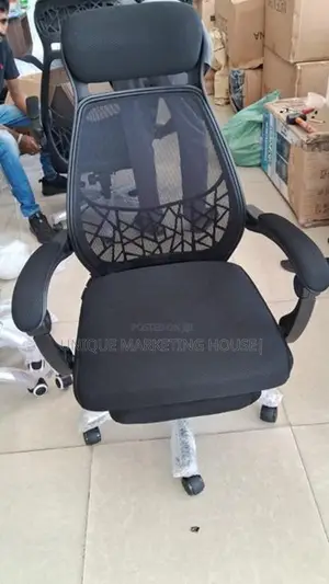Imported Bk Adjustable Luxurious Hi-Bk Office Chairs with Foot Rest