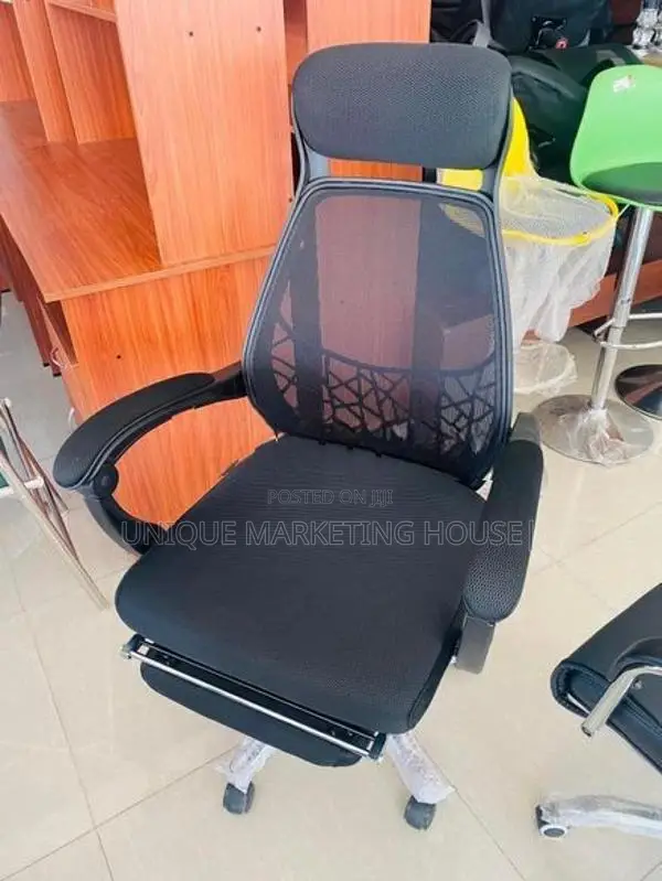 Imported Bk Adjustable Luxurious Hi-Bk Office Chairs with Foot Rest