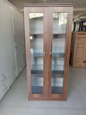 Modern 6ft Glass Office Cupboards