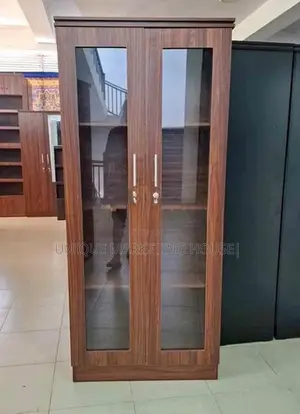 Modern 6ft Glass Office Cupboards