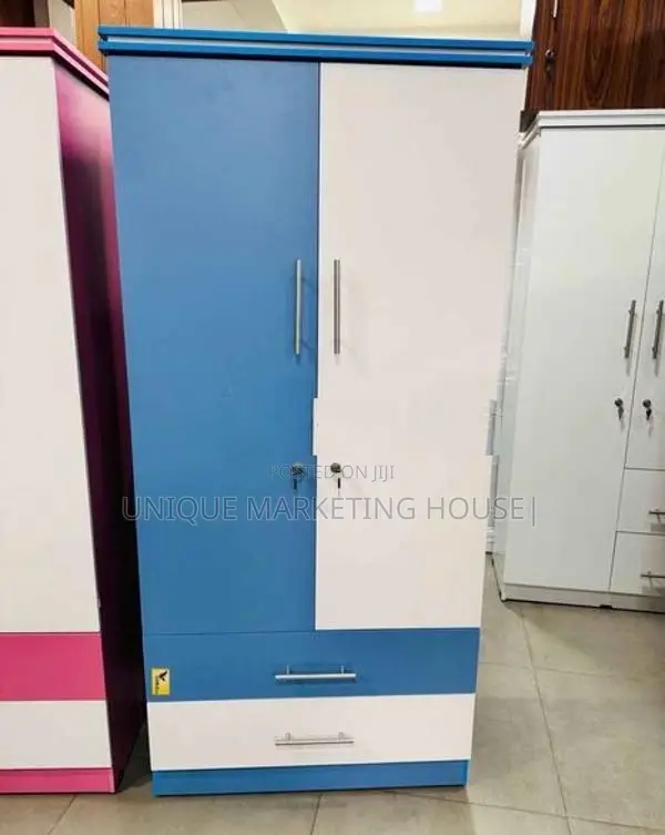 Modern 2 Tone BLUE MIX 6 Ft Cupboards