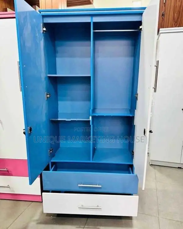 Modern 2 Tone BLUE MIX 6 Ft Cupboards