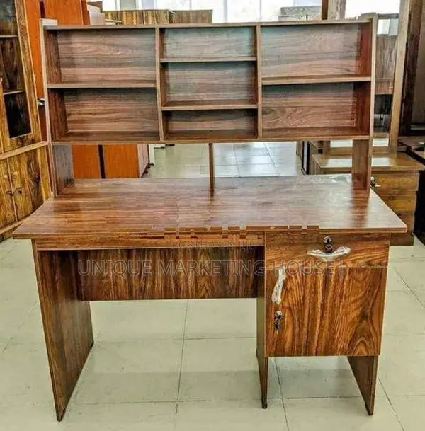 Modern 4x2 Melamine Hi-Rk Dark Study Table