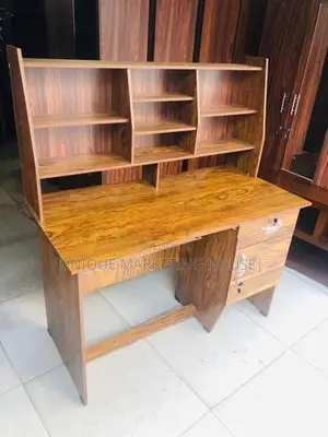 Modern 4x2 Melamine Hi-Rk Dark Study Table
