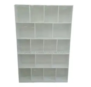 Modern Melamine H72 W48 D12” White Design Racks