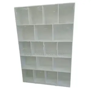 Modern Melamine H72 W48 D12” White Design Racks