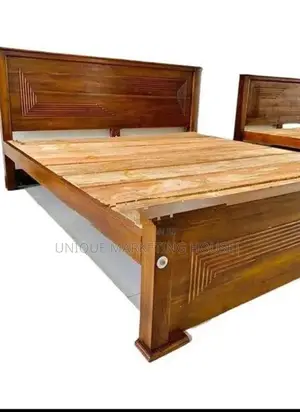 Modern 72x60 Queen Size Teak Box Bed