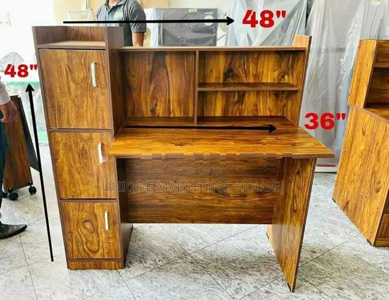 Modern Side 3 Cupboard with Under Space Study Table