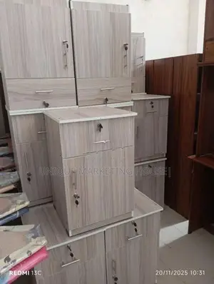 Modern American White Bedside Cupboards