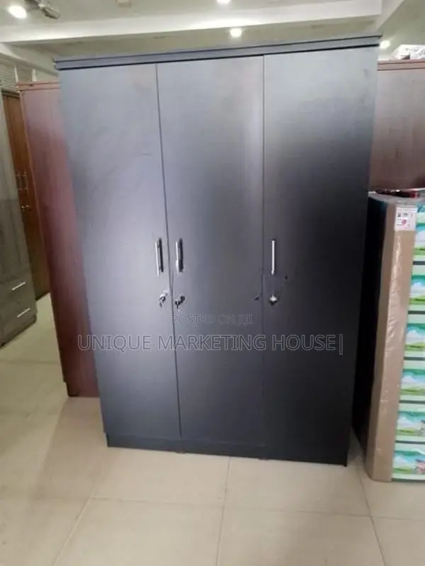 Modern 6x4 Classic Blk 3 D Wardrobe