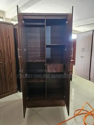 New Melamine 2 Door Cupboard 6*2.5 Ft Wardrobe