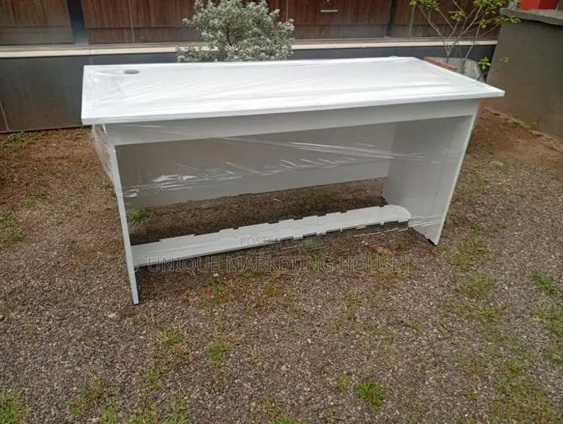MODERN 5x2 EXCELLENT WHITE OPEN TABLE