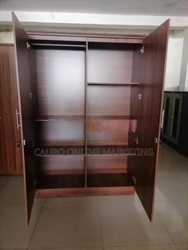 New Melamine 2 Door Cupboard Wardrobe 6*4 Ft