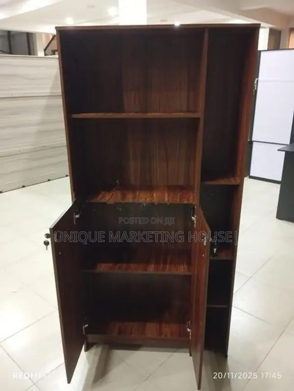 MODERN SIDE RACK 5FT BOOK CUPBOARD