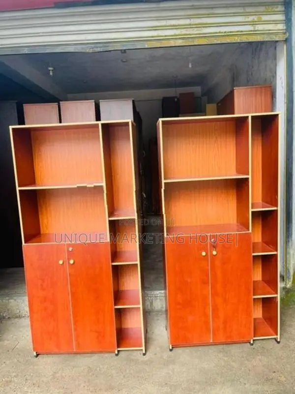 MODERN SIDE RACK 5FT BOOK CUPBOARD