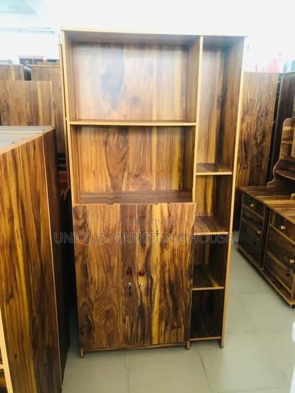 MODERN SIDE RACK 5FT BOOK CUPBOARD