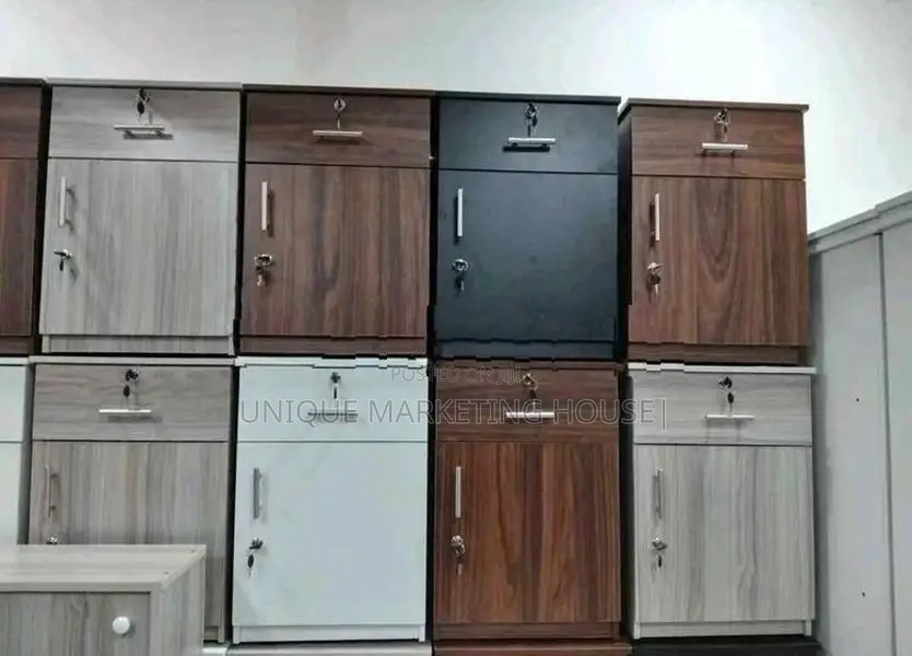 Modern Classic Melamine Bedside Cupboards
