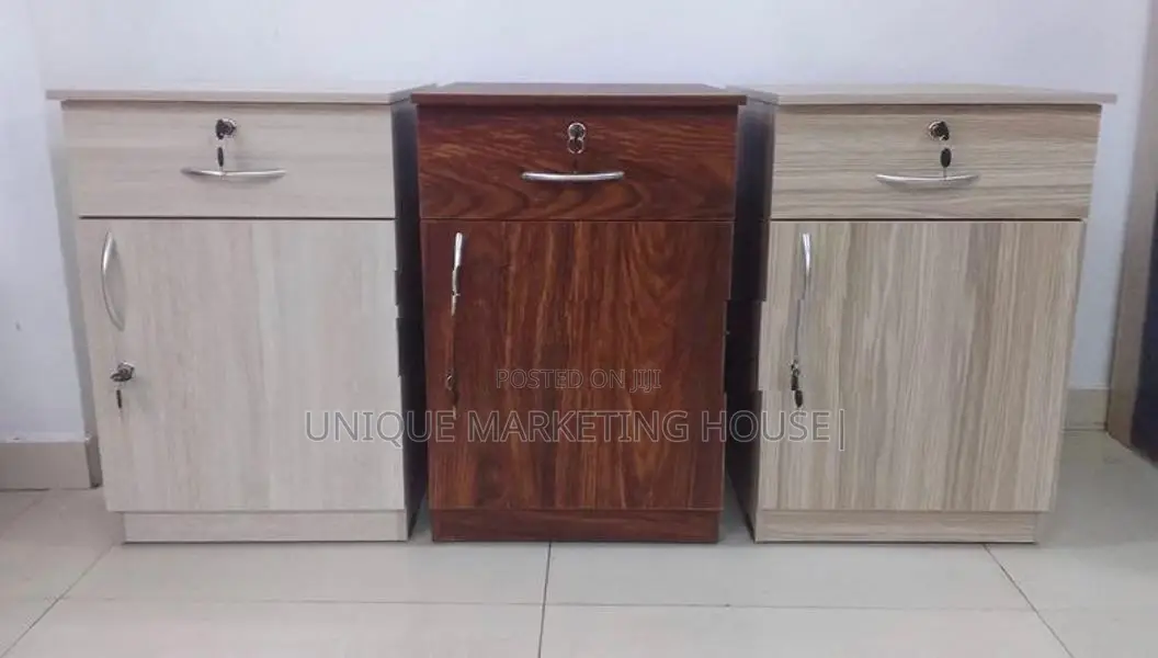 Modern Classic Melamine Bedside Cupboards