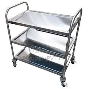 FOOD TROLLEY THREE RACKS - S/S