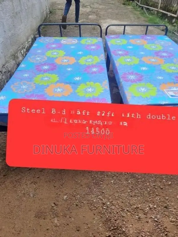Steel Bed 6ft &3
