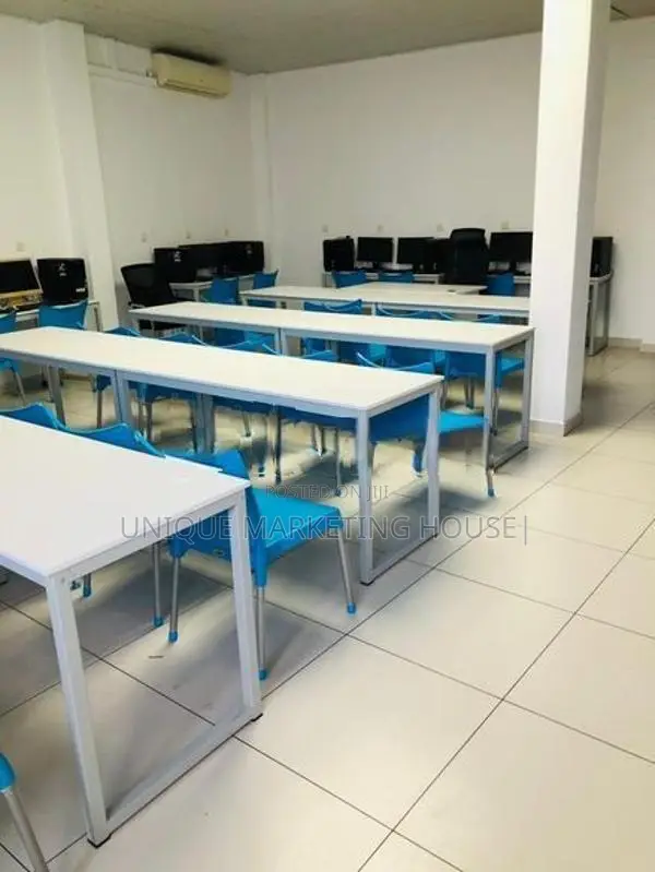 Modern 5x2ft Smart Structure White Table