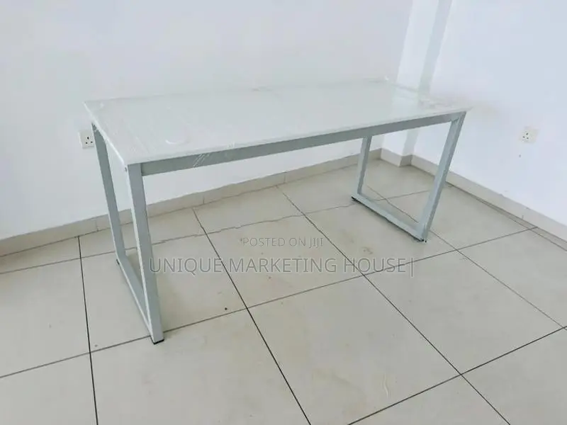 Modern 5x2ft Smart Structure White Table