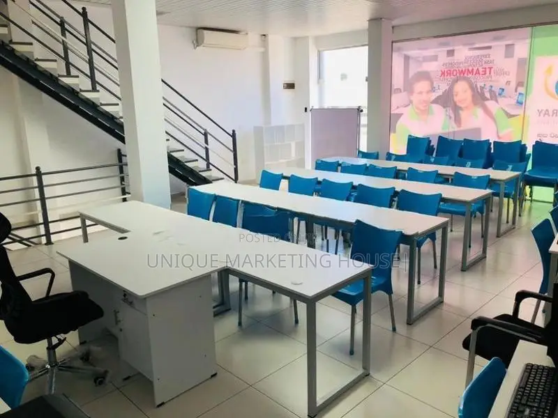 Modern 5x2ft Smart Structure White Table