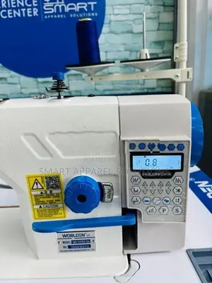 Worlden Automatic Single Needle Lock-Stitch Sewing Machine (Full Optio