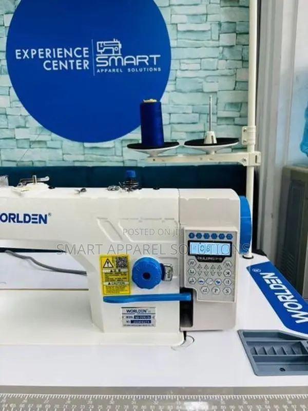 Worlden Automatic Single Needle Lock-Stitch Sewing Machine (Full Optio
