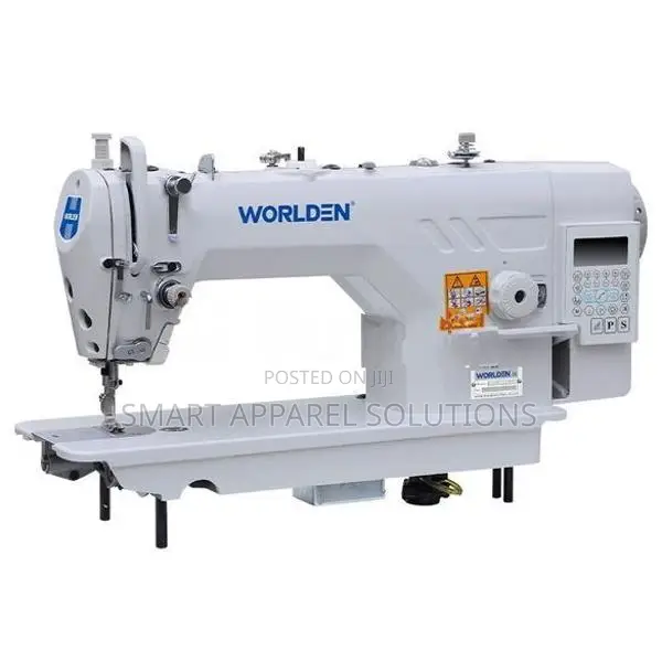 Worlden Automatic Single Needle Lock-Stitch Sewing Machine (Full Optio