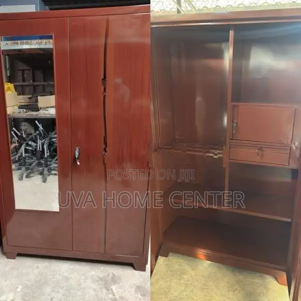 Leema Steel Cupboard + Mirror 6x4ft