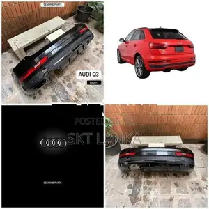 Genuine Audi Q3 2017 S Line rear bumper complete Q2 Q4 Q5 Q7