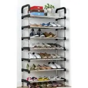 6 Layer Steel Shoe Rack - Height 4' feet Width 2'