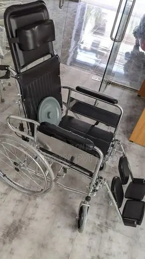 Full Option Commode Wheelchair Foldable
