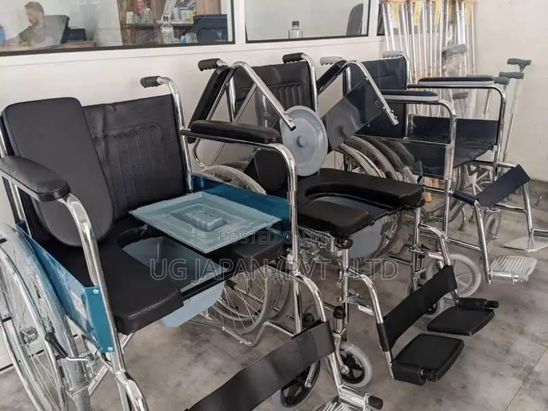 Commode Wheelchair Foldable