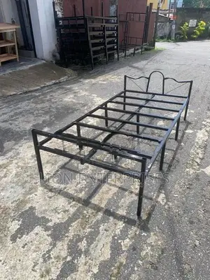 Steel single beds