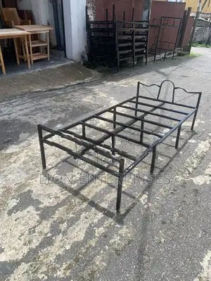 Steel single beds