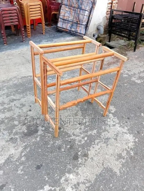 Mahogany half cloth racks