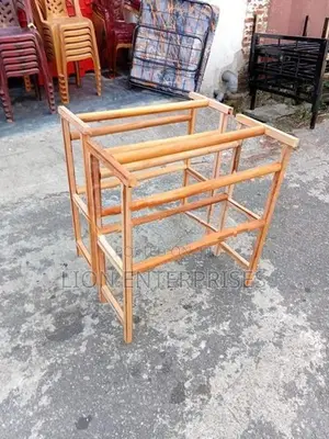 Mahogany half cloth racks