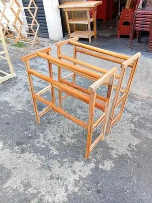 Mahogany half cloth racks