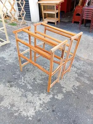 Mahogany half cloth racks