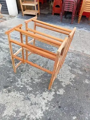 Mahogany half cloth racks