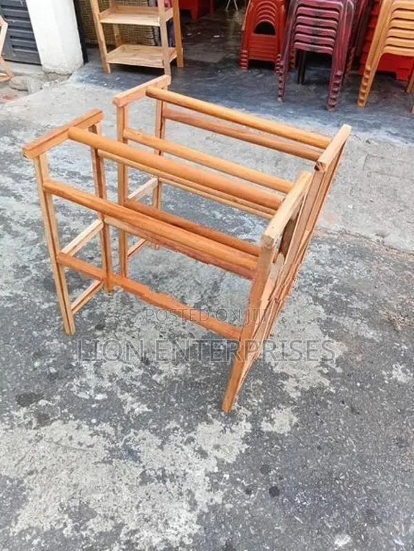 Mahogany half cloth racks