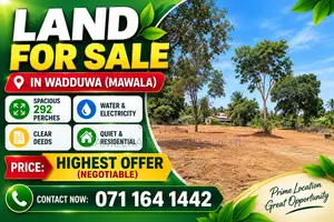 Land for Sale in Wadduwa (Mawala)