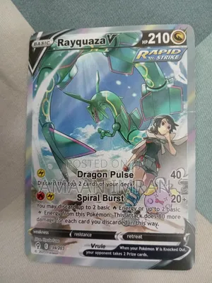 Name - Rayquaza V, Evolving-Skies,set With Free 39 Cards Bundle Pack