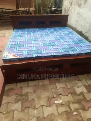 Teak Box Heavy Bed 6ft *6ft