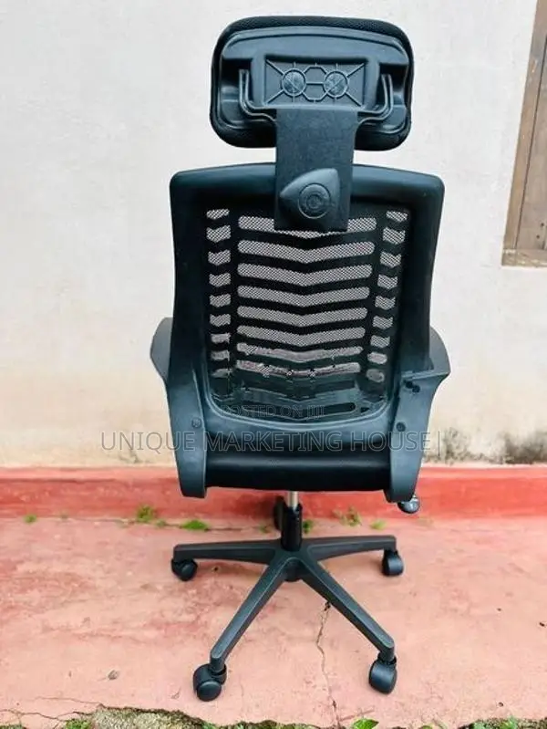 Ex Zebra Mesh Chair with Headrest