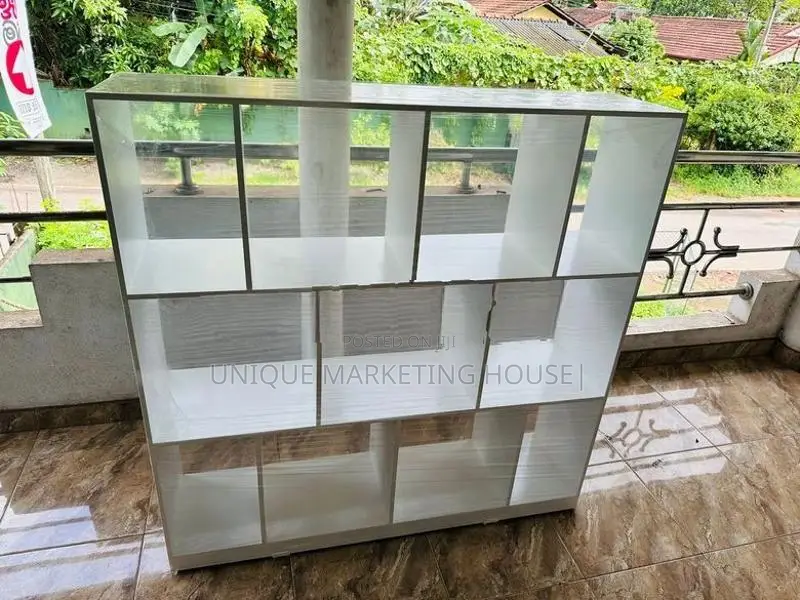 Modern 4x4 White Design Rack
