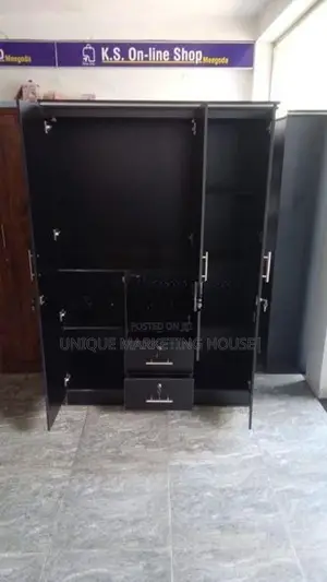 Modern 3d Camiliya Blk Wardrobe